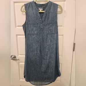 Merona Denim Sleeveless Dress Size S